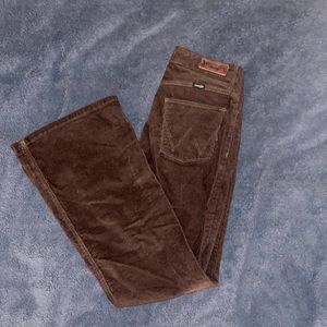 wrangler corduroy flare jeans